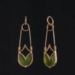 Серьги-броши Фибула серебро