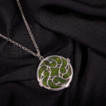 Витраж белое золото