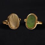 Кольцо-перевертыш Вращение судьбы серебро с позолотой